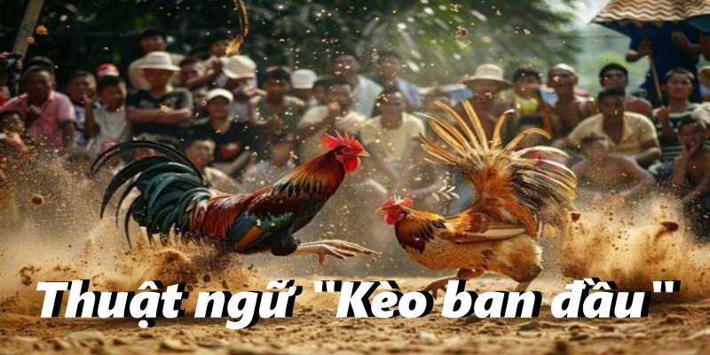 Thuật ngữ kèo ban đầu trong đá gà